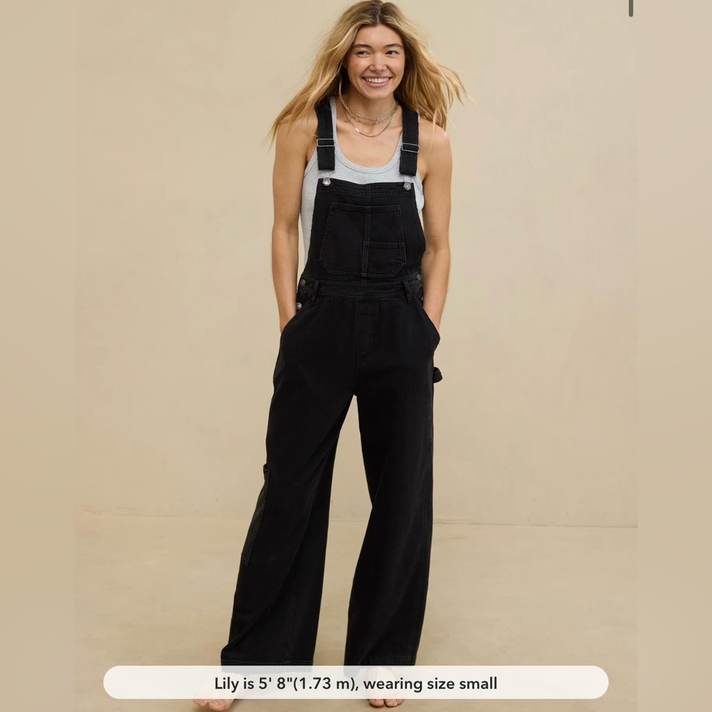 NWT Aerie “Boy-Ish Overalls”